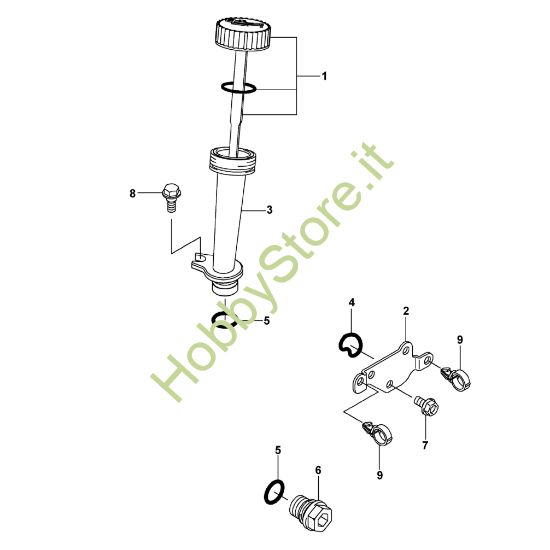 Picture of E - Sistema di lubrificazione FJ180V-AM58